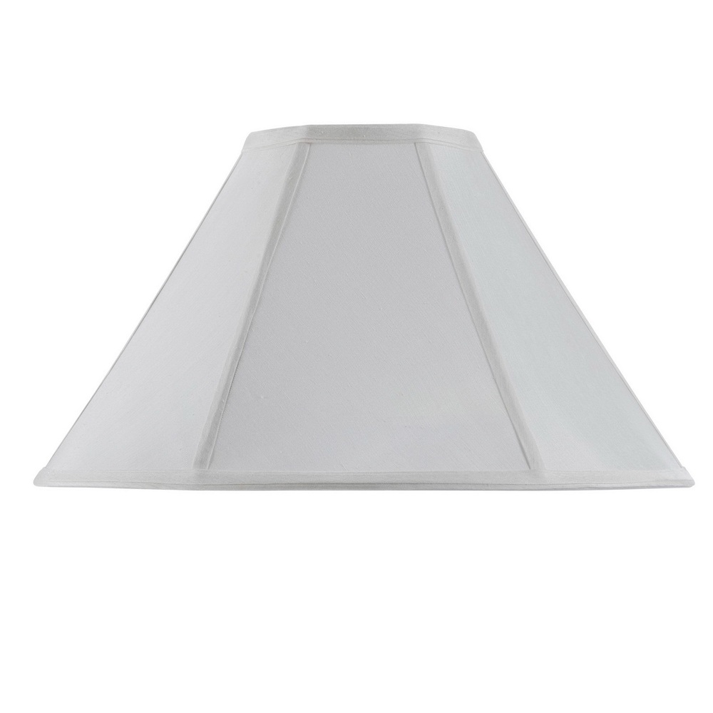 13&#34; Tall White Fabric Shade