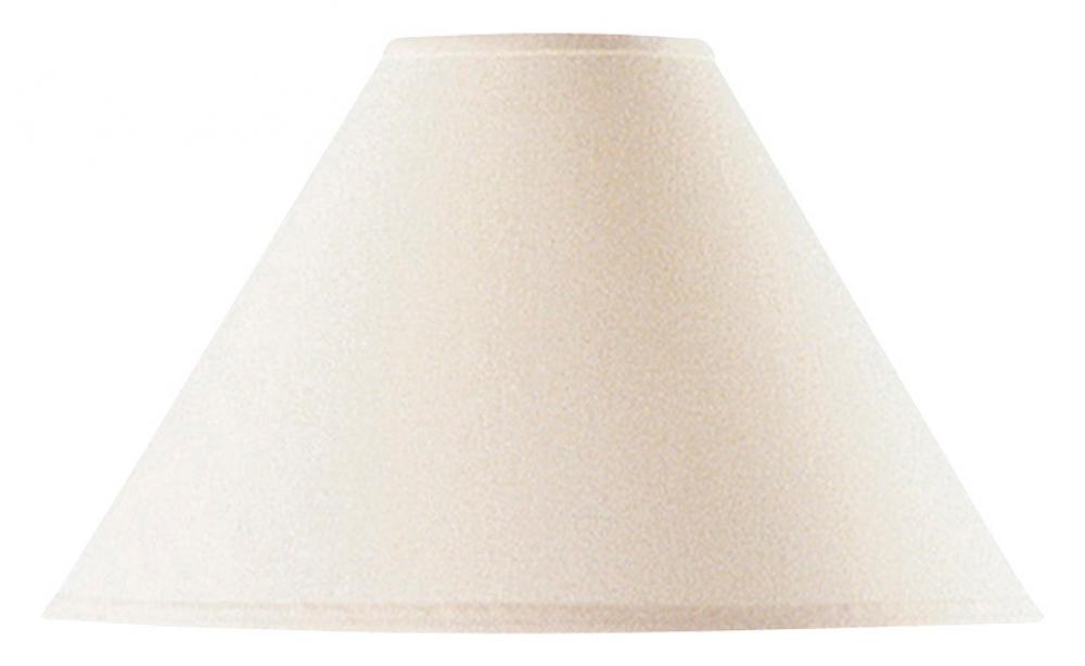 10&#34; Tall White Fabric Shade