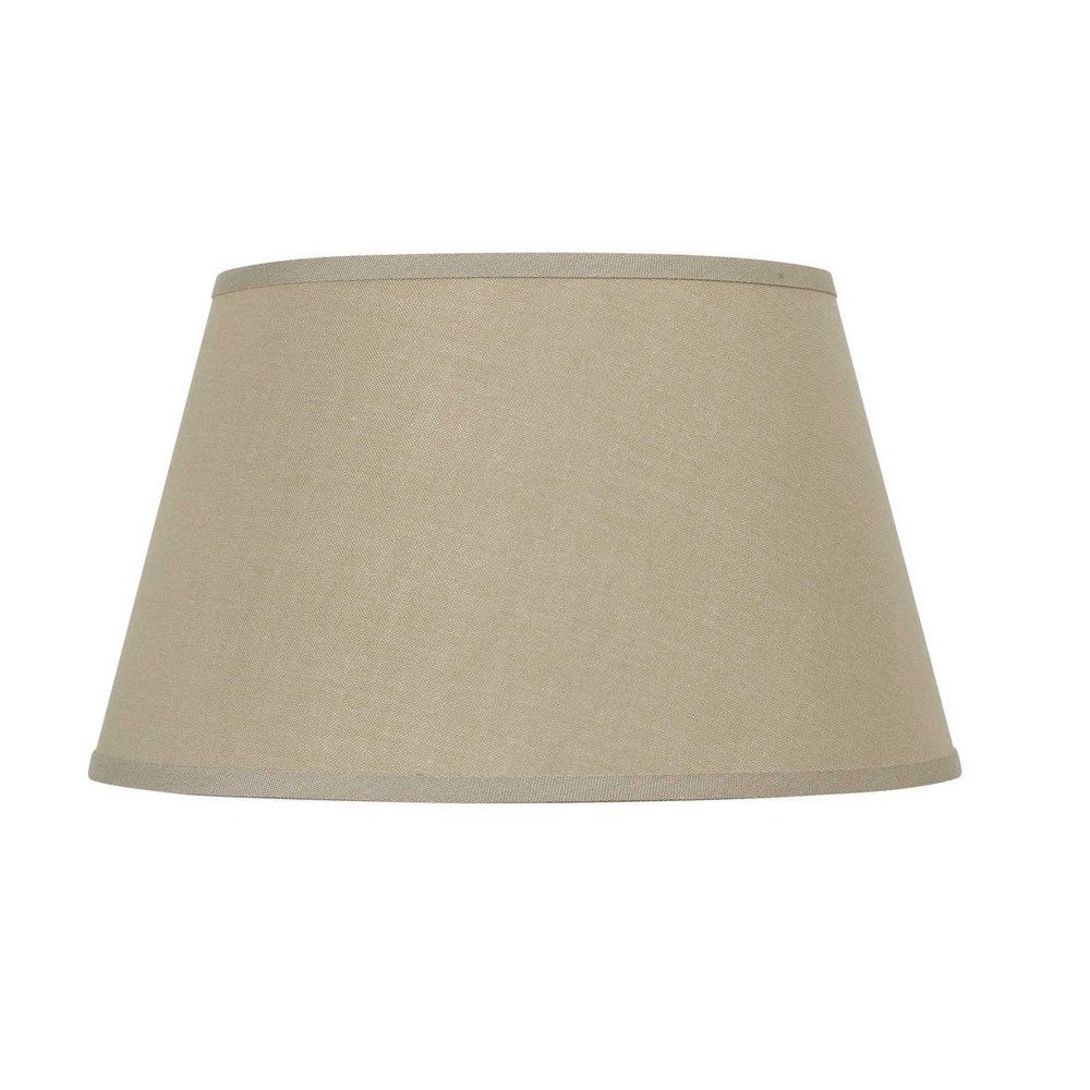 12&#34; Height Fabric Shade in Khaki Finish