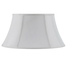 CAL Lighting SH-8103/16-WH - 8.5" Tall White Fabric Shade