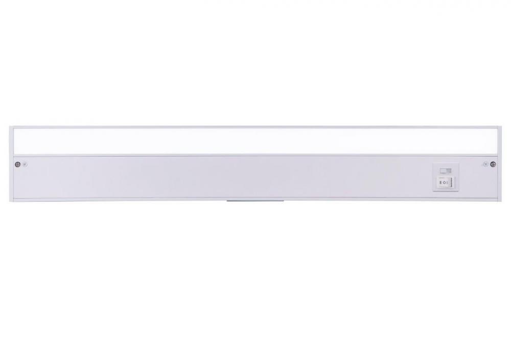 24&#34; Under Cabinet LED Light Bar in White (3-in-1 Adjustable Color Temperature)