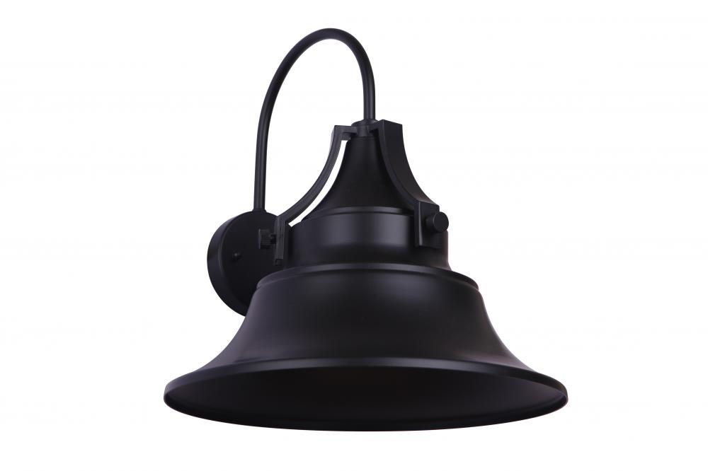 Union 1 Light Large Outdoor Wall Lantern in Midnight