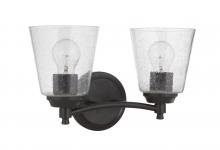 Craftmade 50202-FB - Tyler 2 Light Vanity in Flat Black