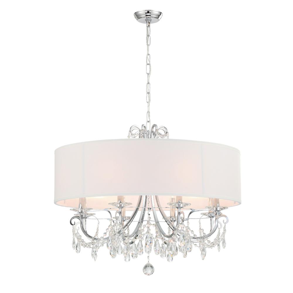 Othello 8 Light Polished Chrome Chandelier