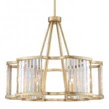 Crystorama DAR-1016-DT - Darcy 6 Light Distressed Twilight Chandelier