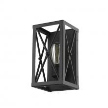 Acclaim Lighting IN41120BK - Brooklyn 1-Light Matte Black Sconce