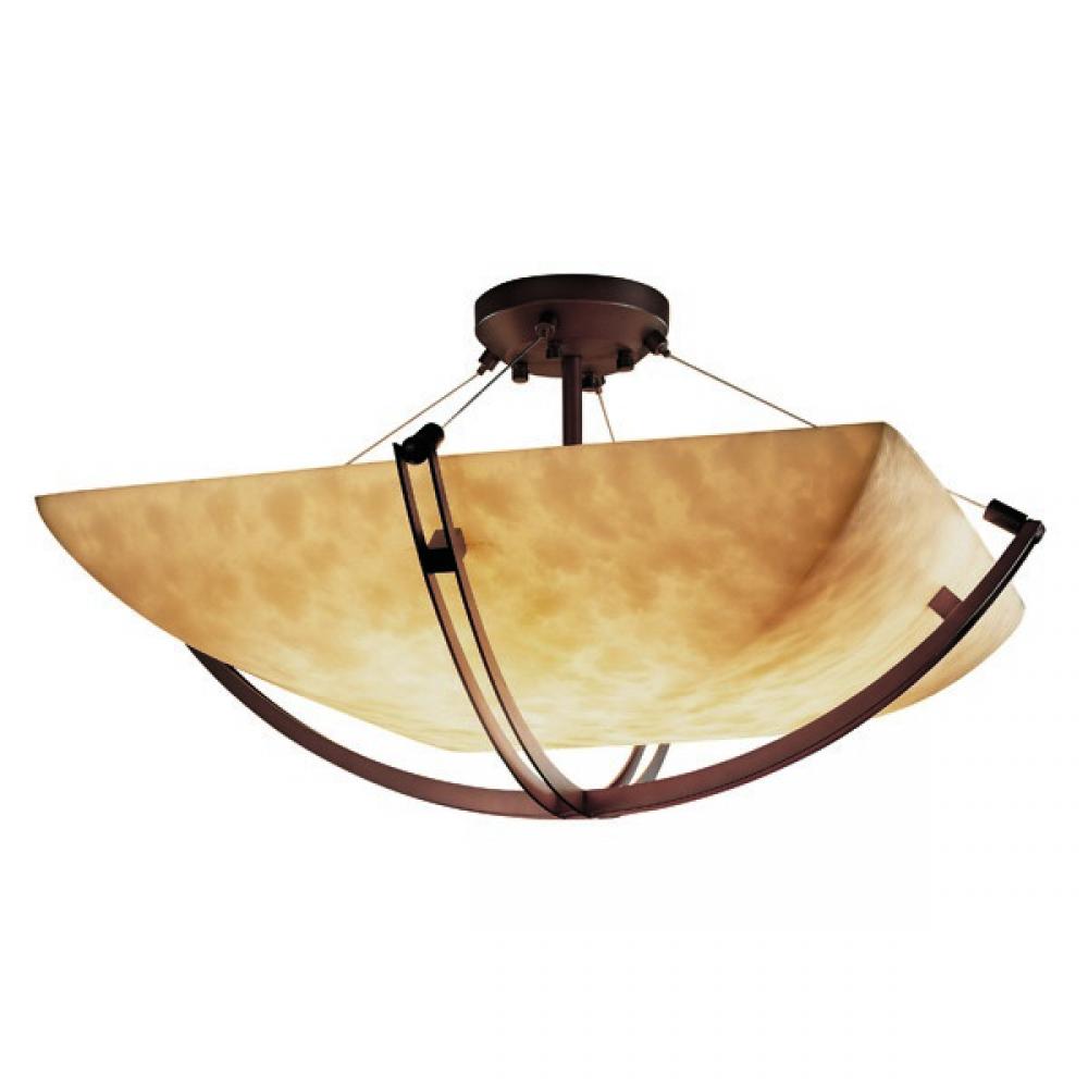 48&#34; Semi-Flush Bowl w/ Crossbar