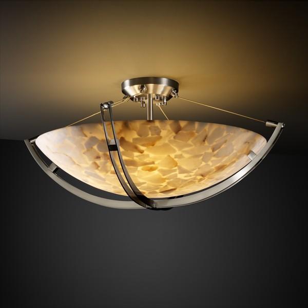 18&#34; Semi-Flush Bowl w/ Crossbar