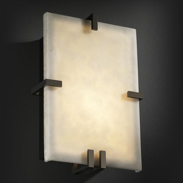 Clips Rectangle Wall Sconce (ADA)