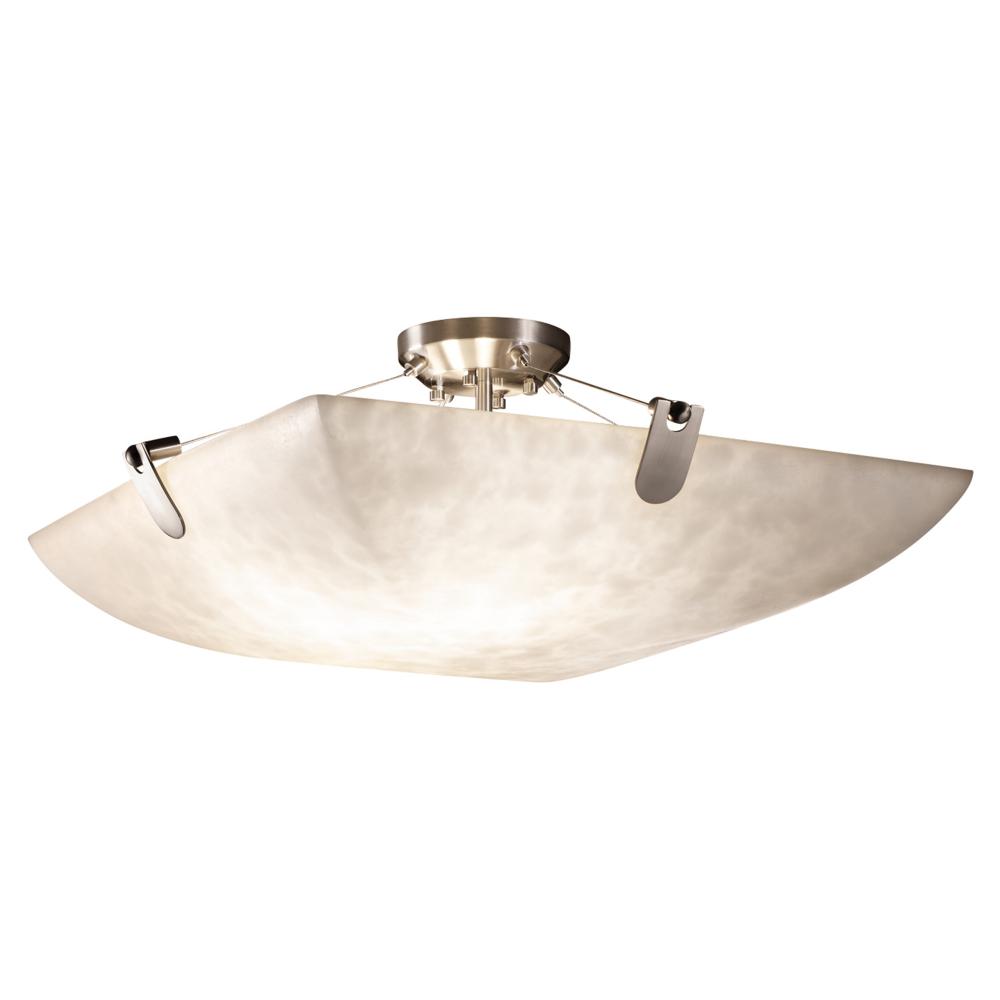 24&#34; Semi-Flush Bowl w/ U-Clips