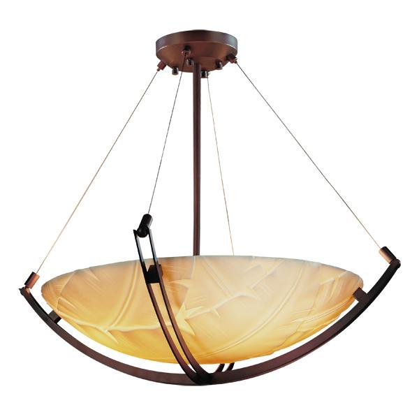 48&#34; LED Pendant Bowl w/ Crossbar