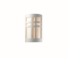 Justice Design Group CER-7285W-BIS - Small Cross Window - Open Top & Bottom (Outdoor)