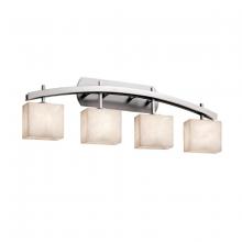 Justice Design Group CLD-8594-55-NCKL - Archway 4-Light Bath Bar