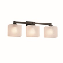 Justice Design Group FSN-8433-55-FRCR-DBRZ - Regency 3-Light Bath Bar