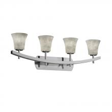 Justice Design Group CLD-8594-30-NCKL - Archway 4-Light Bath Bar