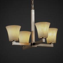 Justice Design Group CLD-8829-10-MBLK - Modular 4-Light Chandelier