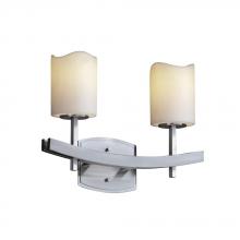 Justice Design Group CNDL-8592-14-CREM-DBRZ - Archway 2-Light Bath Bar