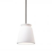 Justice Design Group CER-6425-BIS-NCKL-RIGID - Small Trapezoid Pendant