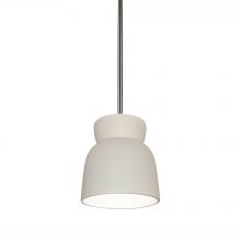 Justice Design Group CER-6515-BIS-NCKL-RIGID - Large Hourglass Pendant