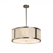 Justice Design Group CLD-9542-NCKL - Tribeca 24" Drum Pendant