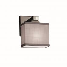 Justice Design Group FAB-8437-55-GRAY-NCKL - Regency ADA 1-Light Wall Sconce