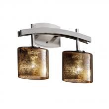 Justice Design Group FSN-8592-30-MROR-DBRZ - Archway 2-Light Bath Bar