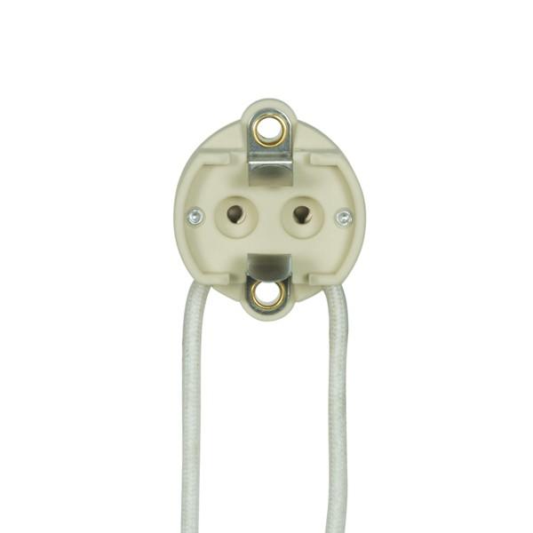 G12 HID Socket; 5KV 8&#34; SF-2 Leads; 3/4&#34; Height; 1-3/8&#34; Diameter; 1-1/4&#34; CC Screw