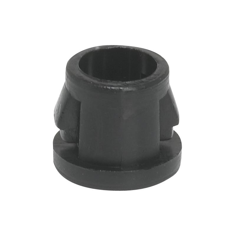 Nylon Snap-In Bushing; For 5/16&#34; Hole; Black Finish