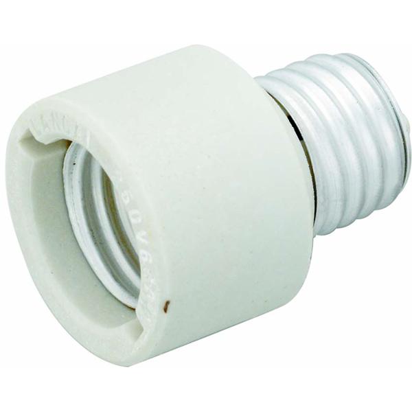 Medium To Medium E26 - E26 Extender; Porcelain; 1&#34; Overall Extension; 660W-250V