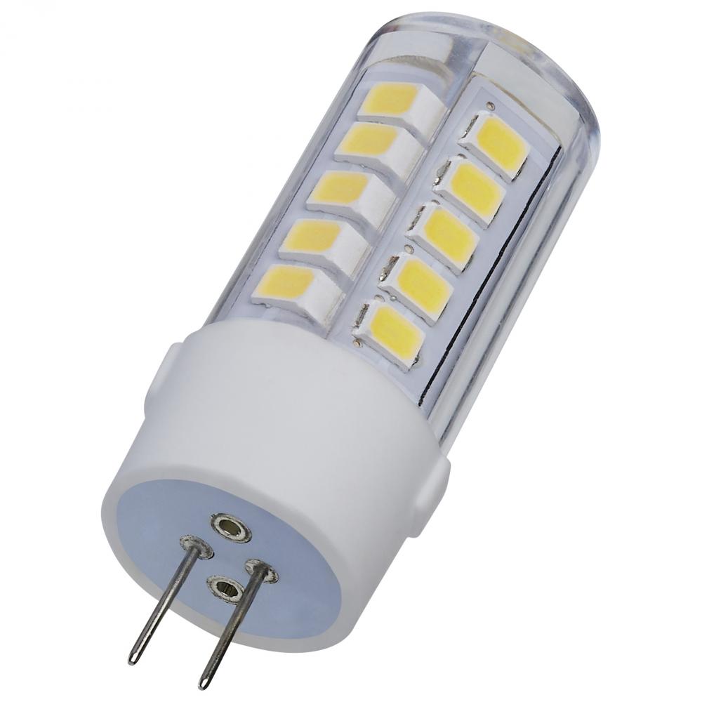 4.5 Watt Mini LED; G4 Base; 5000K; Clear Finish; 12 Volt