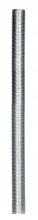 Satco Products Inc. 90/1030 - 1/8 IP Steel Nipple; Zinc Plated; 5-1/4" Length; 3/8" Wide