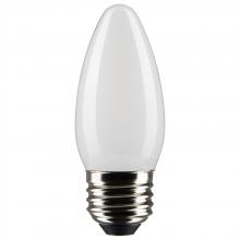 Satco Products Inc. S21882 - 5.5 Watt B11 LED; Frost Finish; Medium Base; 5000K; 120 Volt; 2-Pack