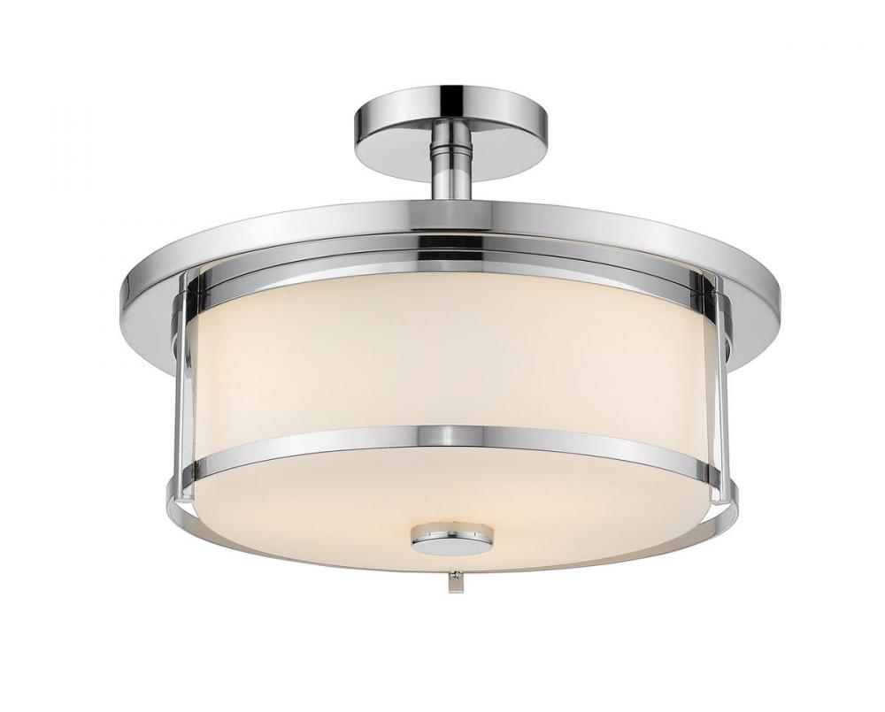 3 Light Semi Flush Mount