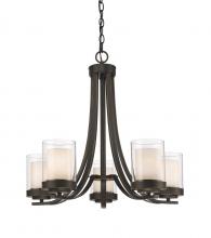 Z-Lite 426-5-OB - 5 Light Chandelier