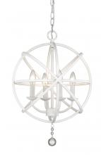 Z-Lite 458-16MW - 4 Light Chandelier