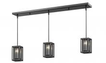 Z-Lite Z6-58MP-C-3BRZ - 3 Light Linear Chandelier