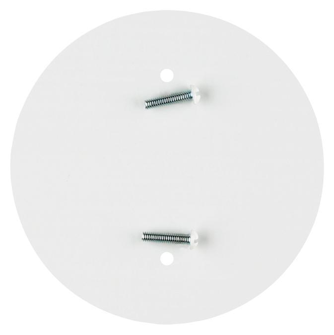 White Outlet Concealer Holes Spaced 2 3/4&#34; Apart