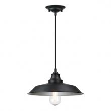 Westinghouse 6132300 - Pendant Matte Black Finish