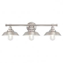 Westinghouse 6354400 - 3 Light Wall Fixture Brushed Nickel Finish