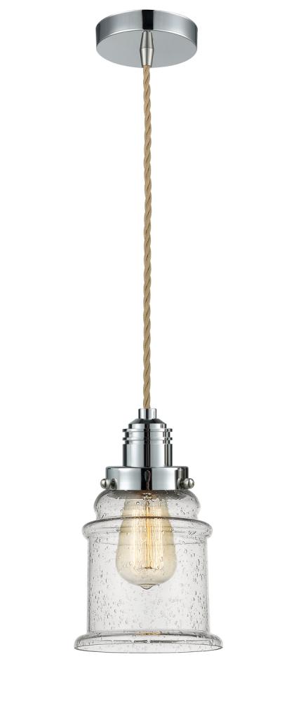 Winchester - 1 Light - 8 inch - Polished Chrome - Cord hung - Mini Pendant