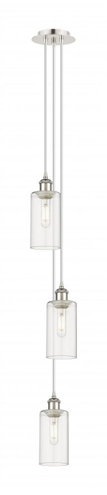 Crown Point - 3 Light - 7 inch - Polished Nickel - Multi Pendant