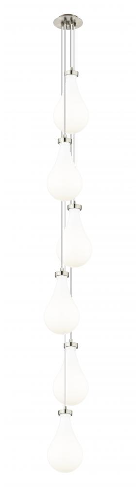 Owego - 6 Light - 7 inch - Brushed Satin Nickel - Multi Pendant