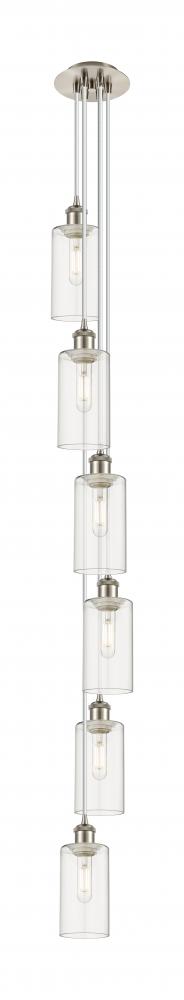 Crown Point - 6 Light - 7 inch - Brushed Satin Nickel - Multi Pendant