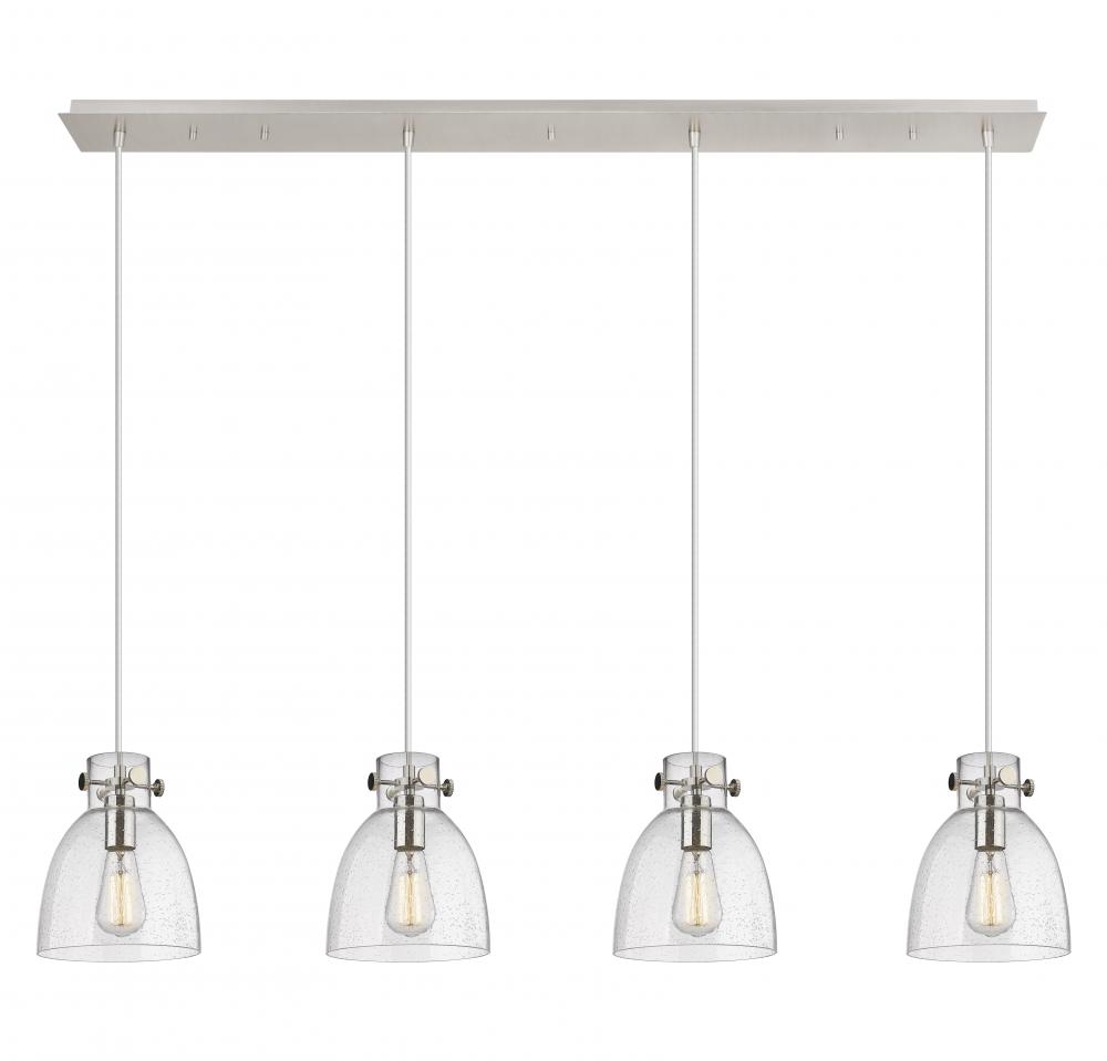 Newton Bell - 4 Light - 52 inch - Polished Nickel - Linear Pendant