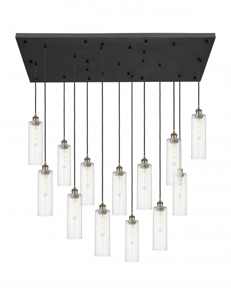 Crown Point - 13 Light - 54 inch - Brushed Brass - Multi Pendant