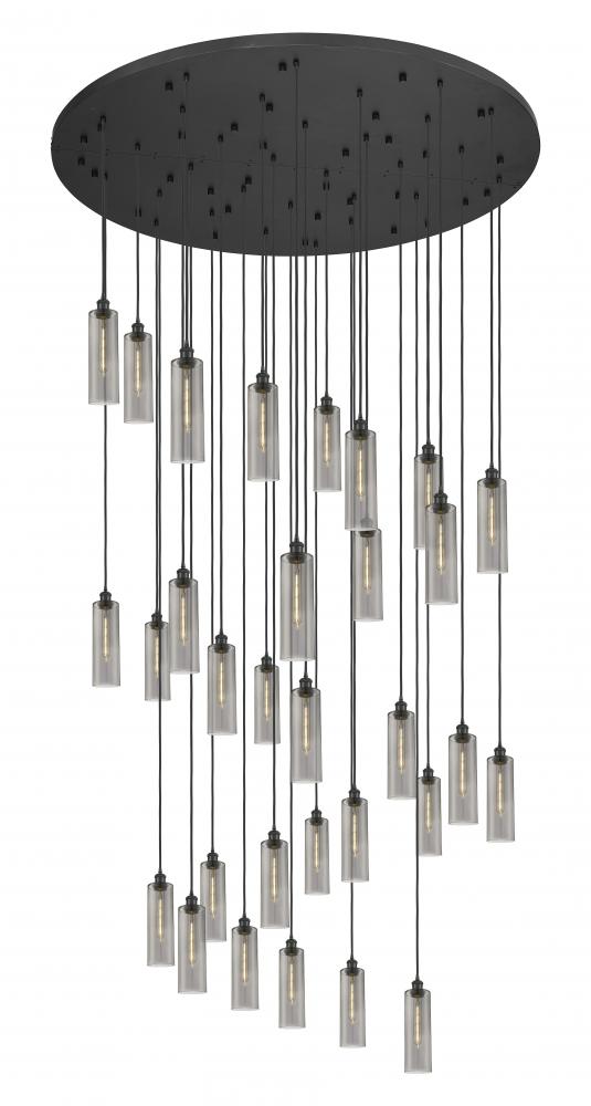 Crown Point - 31 Light - 60 inch - Matte Black - Multi Pendant