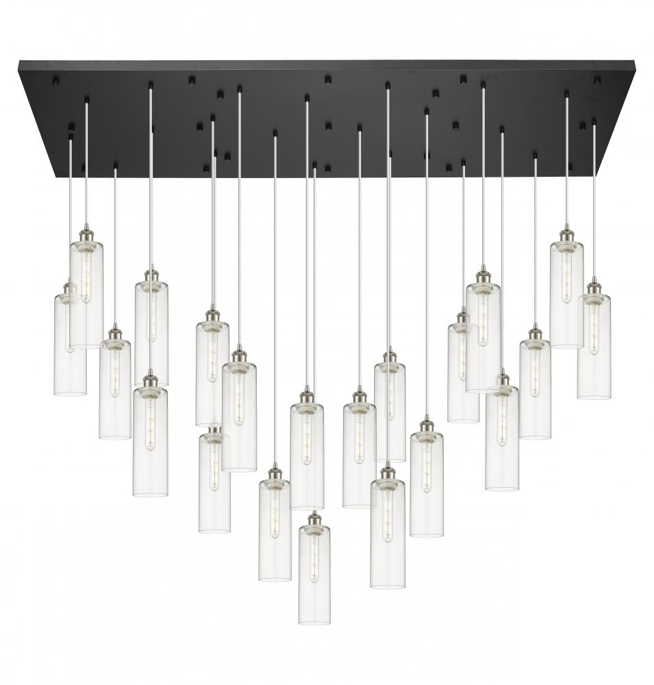 Crown Point - 21 Light - 71 inch - Brushed Satin Nickel - Multi Pendant