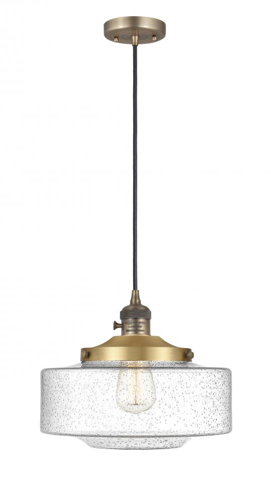 Bridgeton - 1 Light - 16 inch - Brushed Brass - Cord hung - Mini Pendant