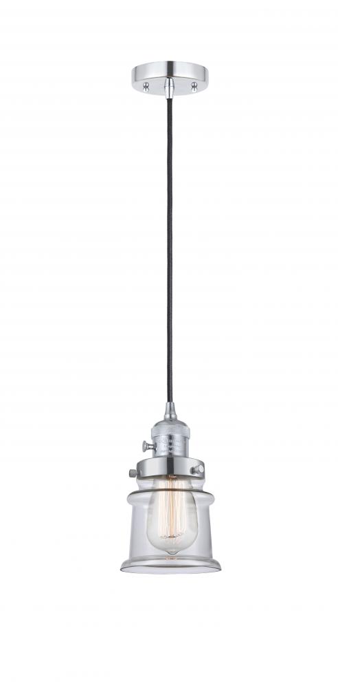 Canton - 1 Light - 5 inch - Polished Chrome - Cord hung - Mini Pendant