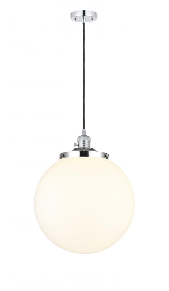 Beacon - 1 Light - 14 inch - Polished Chrome - Cord hung - Mini Pendant